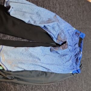 Columbia Blue and Black Patterned Pants